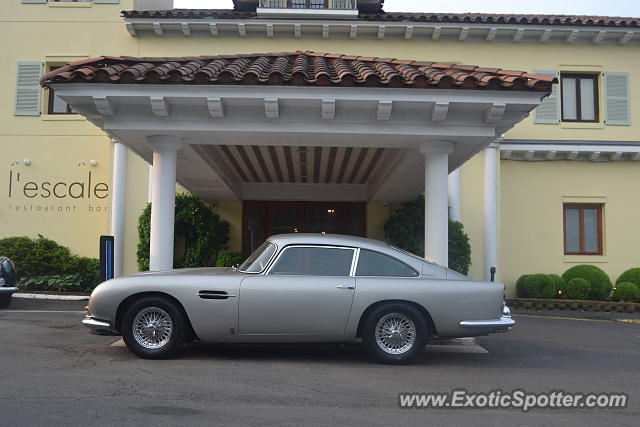 Aston Martin DB5 spotted in Greenwich, Connecticut
