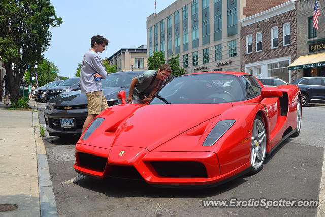 Ferrari Enzo spotted in Greenwich, Connecticut
