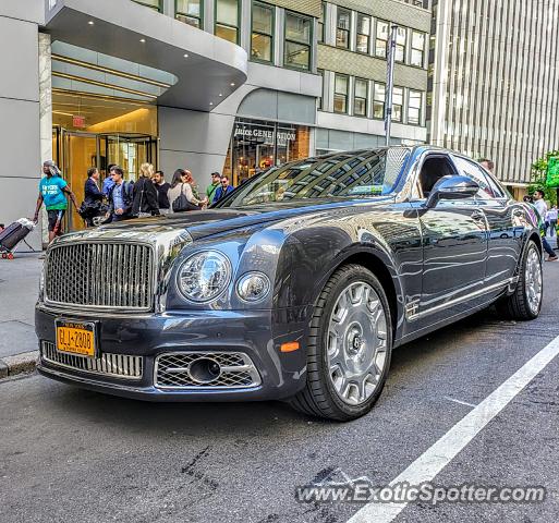 Bentley Mulsanne spotted in Manhattan, New York