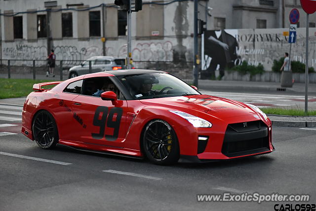 Nissan GT-R spotted in Warsaw, Poland