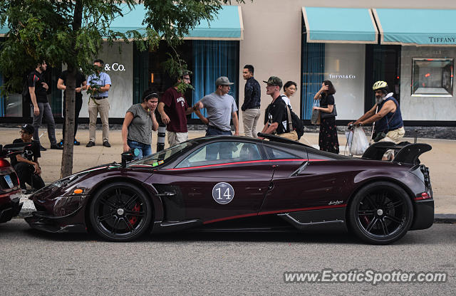 Pagani Huayra spotted in Boston, Massachusetts