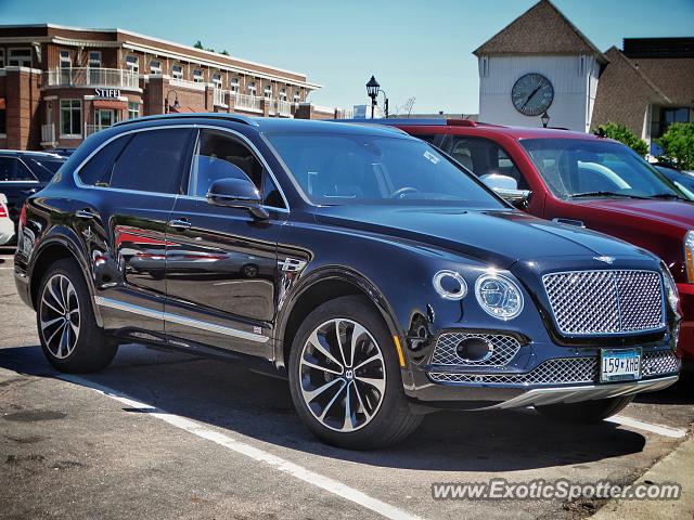 Bentley Bentayga spotted in Wayzata, Minnesota