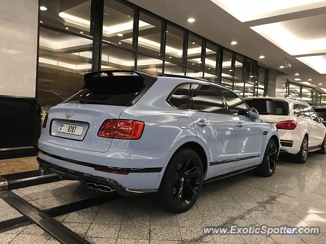 Bentley Bentayga spotted in Dubai, United Arab Emirates