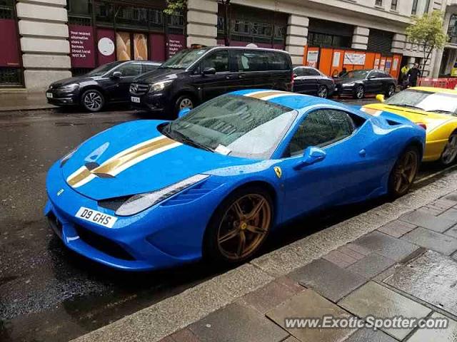 Ferrari 458 Italia spotted in London, United Kingdom