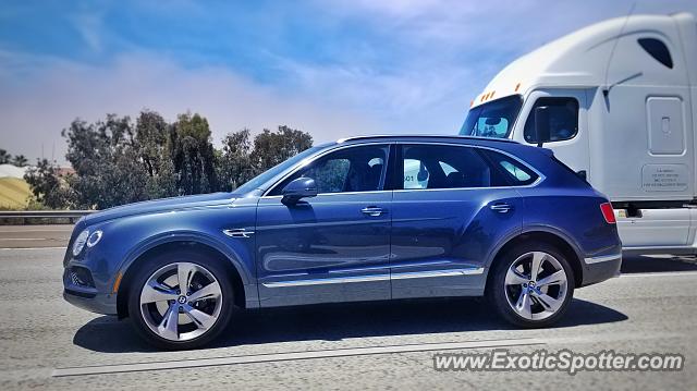 Bentley Bentayga spotted in Irvine, California