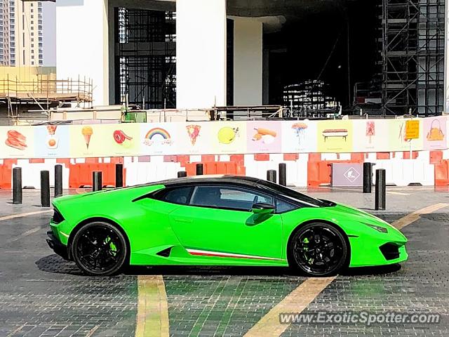 Lamborghini Huracan spotted in Dubai, United Arab Emirates