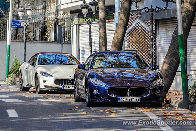 Maserati GranCabrio spotted in Tehran, Iran
