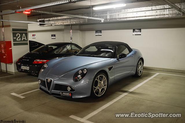 Alfa Romeo 8C spotted in Wrocław, Poland