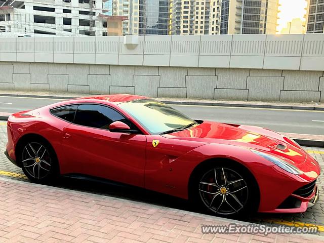 Ferrari F12 spotted in Dubai, United Arab Emirates