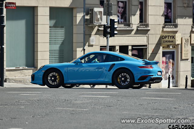 Porsche 911 Turbo spotted in Warsaw, Poland