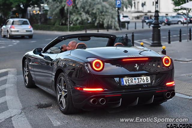 Ferrari California spotted in Warsaw, Poland