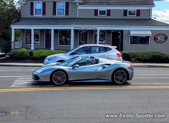 Ferrari 488 GTB spotted in Bedminster, New Jersey
