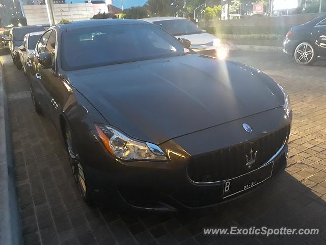 Maserati Quattroporte spotted in Jakarta, Indonesia