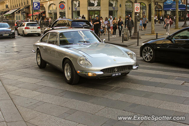 Ferrari 365 GT spotted in Paris, France