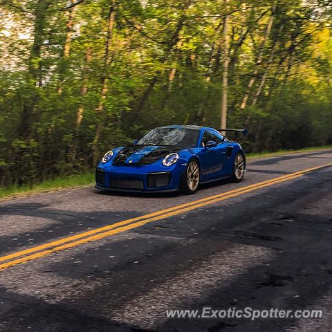 Porsche 911 GT2 spotted in Stillwater, Minnesota