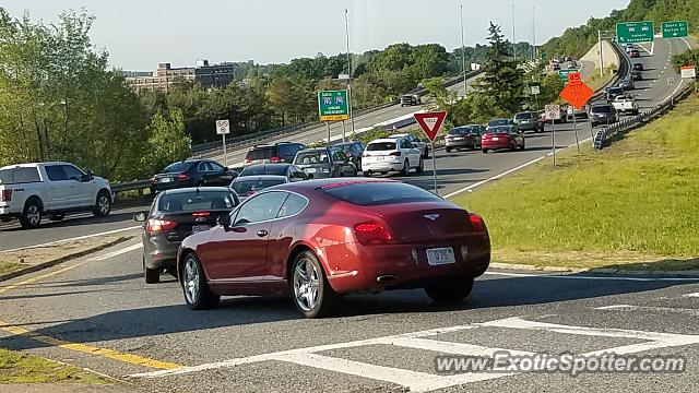Bentley Continental spotted in Worcester, Massachusetts