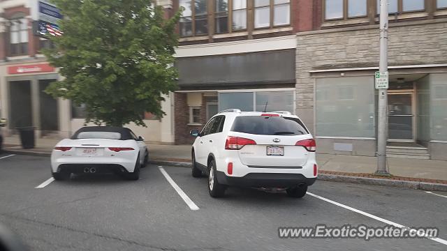 Jaguar F-Type spotted in Clinton, Massachusetts