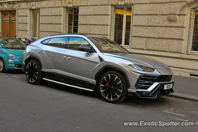 Lamborghini Urus spotted in Paris, France