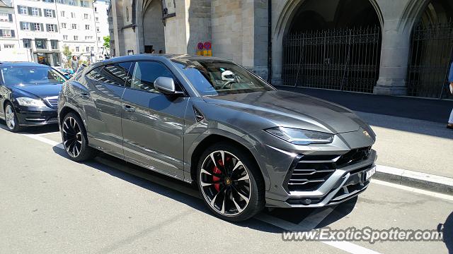 Lamborghini Urus spotted in Zurich, Switzerland