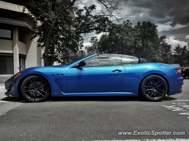 Maserati GranCabrio spotted in Wayzata, Minnesota