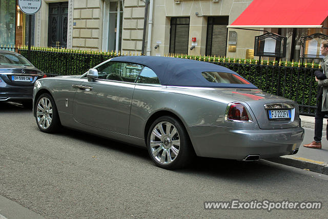Rolls-Royce Dawn spotted in Paris, France