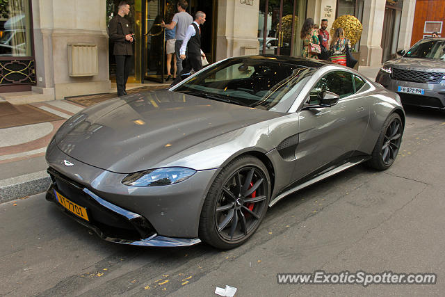 Aston Martin Vantage spotted in Paris, France