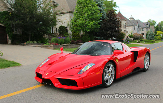 Ferrari Enzo spotted in Montreal, Canada