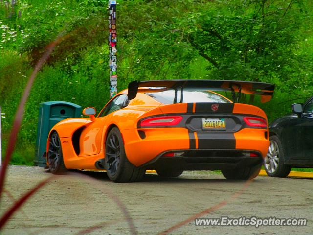 Dodge Viper spotted in Waterbury, Vermont