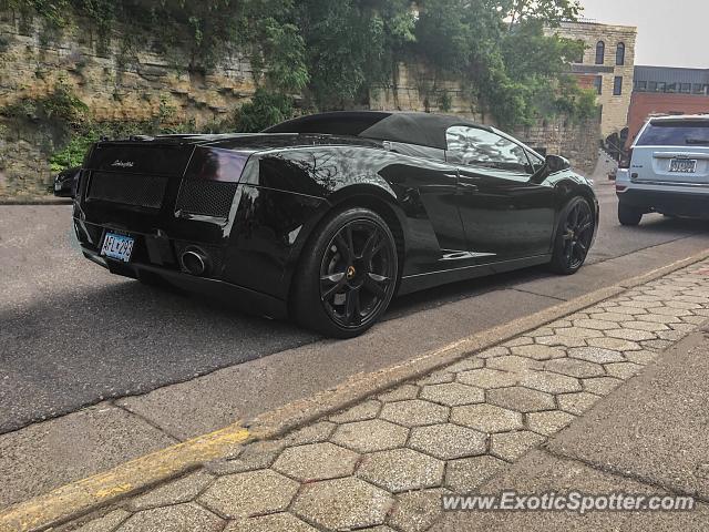 Lamborghini Gallardo spotted in Stillwater, Minnesota