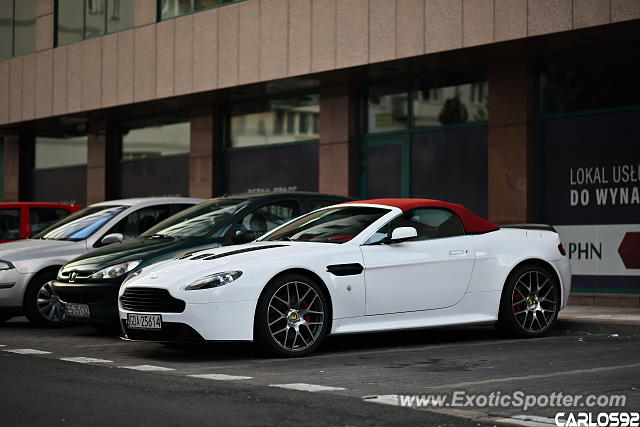 Aston Martin Vantage spotted in Warsaw, Poland