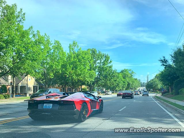 Lamborghini Aventador spotted in Decatur, Georgia