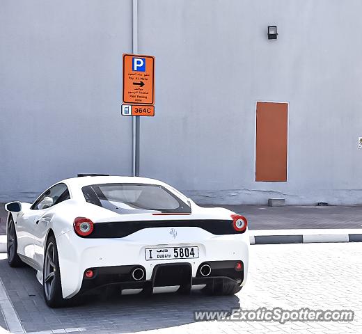 Ferrari 458 Italia spotted in Dubai, United Arab Emirates