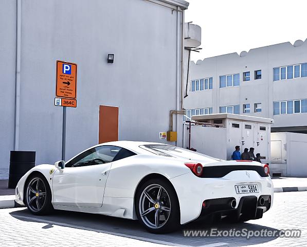 Ferrari 458 Italia spotted in Dubai, United Arab Emirates