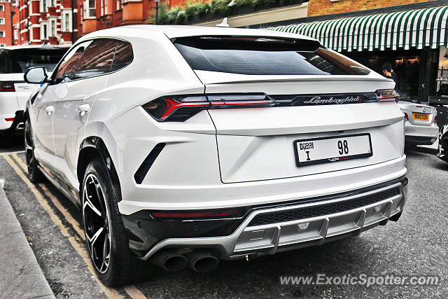Lamborghini Urus spotted in London, United Kingdom