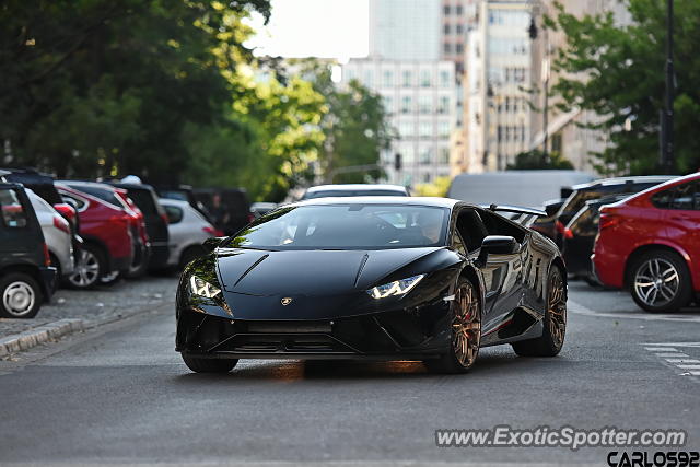 Lamborghini Huracan spotted in Warsaw, Poland