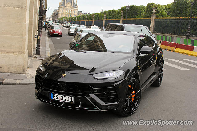 Lamborghini Urus spotted in Paris, France