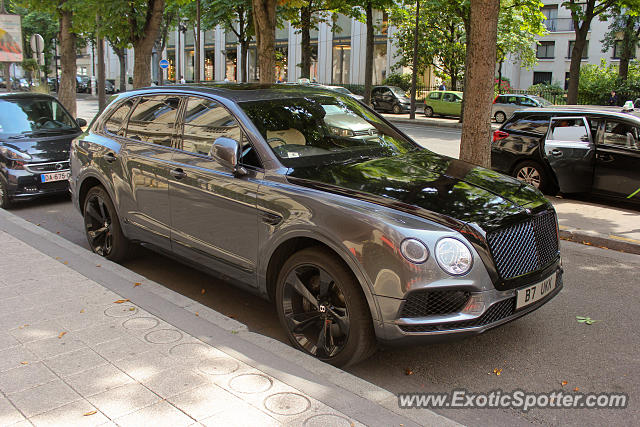 Bentley Bentayga spotted in Paris, France