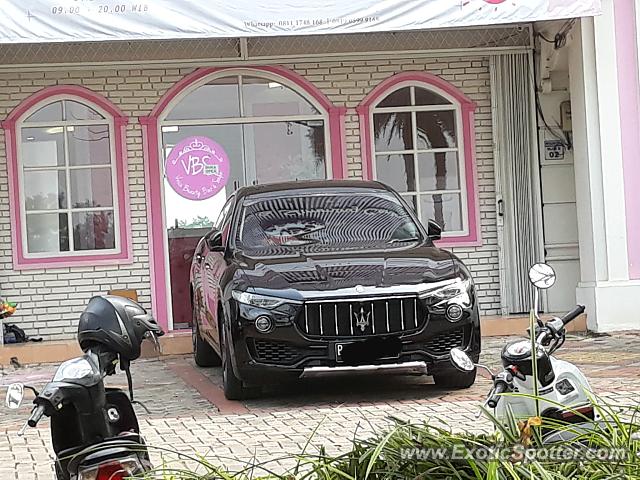 Maserati Levante spotted in Serpong, Indonesia