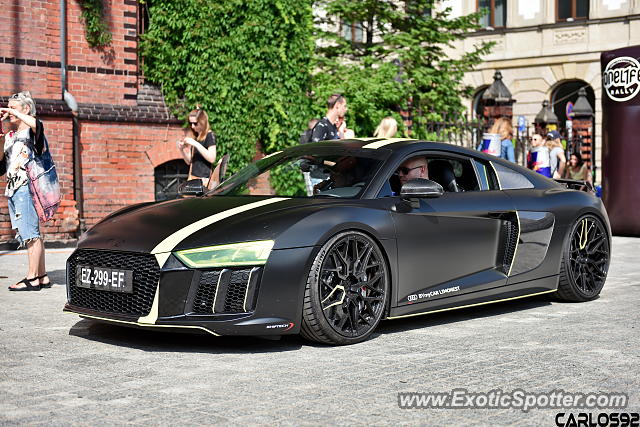 Audi R8 spotted in Wrocław, Poland