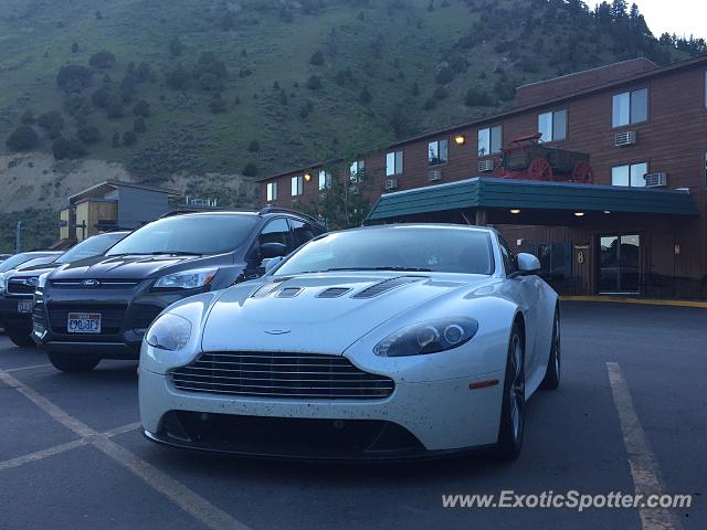 Aston Martin Vantage spotted in Jackson, Wyoming