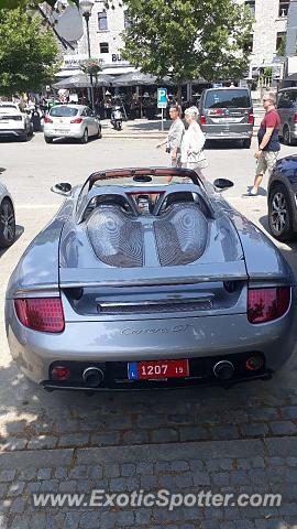 Porsche Carrera GT spotted in Durbuy, Belgium