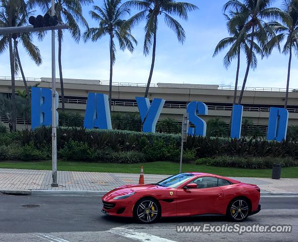 Ferrari Portofino spotted in Miami, Florida