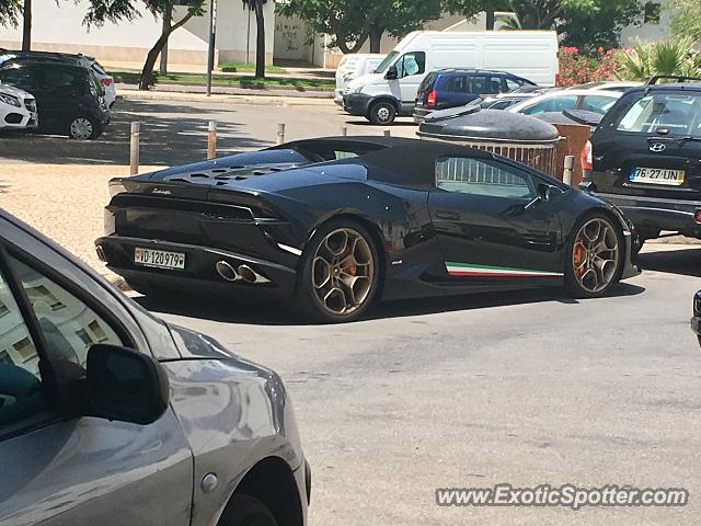 Lamborghini Huracan spotted in Quarteira, Portugal