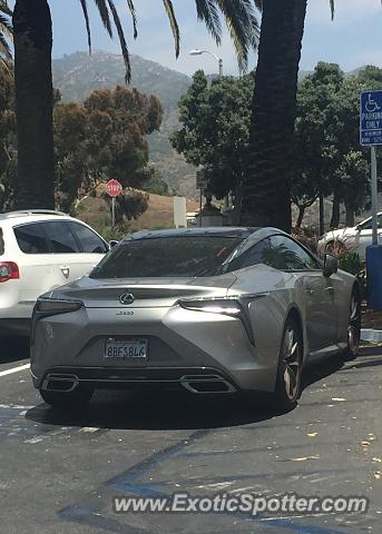 Lexus LC 500 spotted in Malibu, California