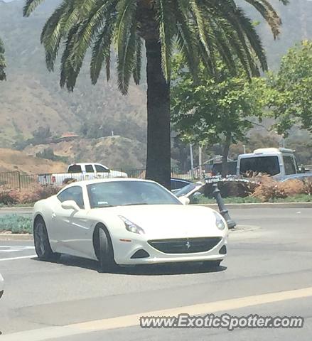 Ferrari California spotted in Malibu, California