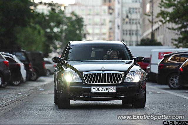 Mercedes Maybach spotted in Warsaw, Poland
