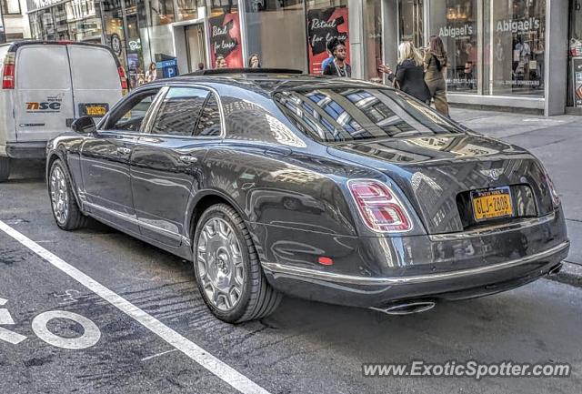 Bentley Mulsanne spotted in Manhattan, New York