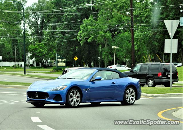 Maserati GranCabrio spotted in Columbus, Ohio
