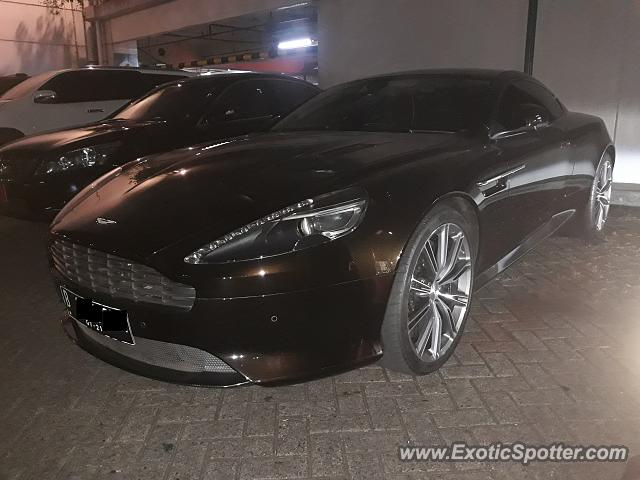 Aston Martin Virage spotted in Jakarta, Indonesia