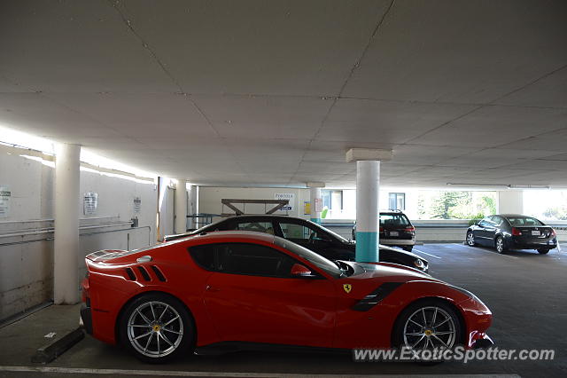 Ferrari F12 spotted in Monterey, California